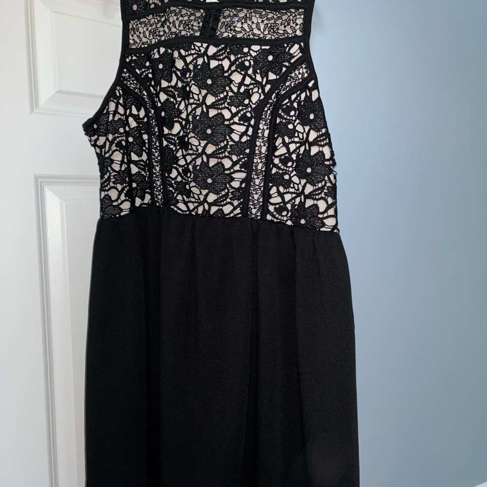 Xhilaration Black Lace Dress